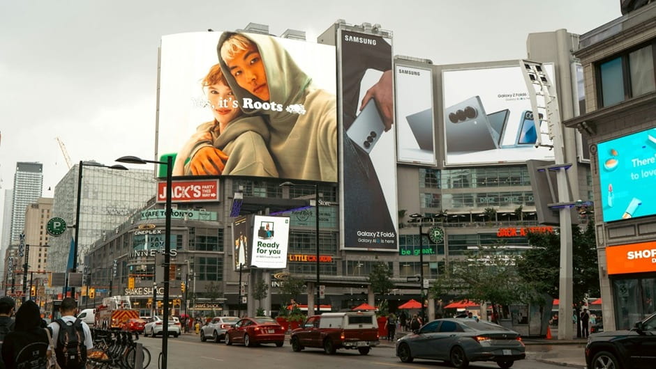 Наружная реклама на старте бренда